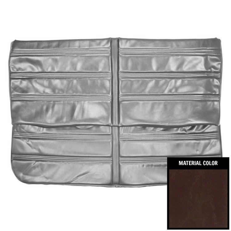78AS01C Rear Bench Seat Cover for 1978-1980 Chevrolet Malibu/Classic Maroon