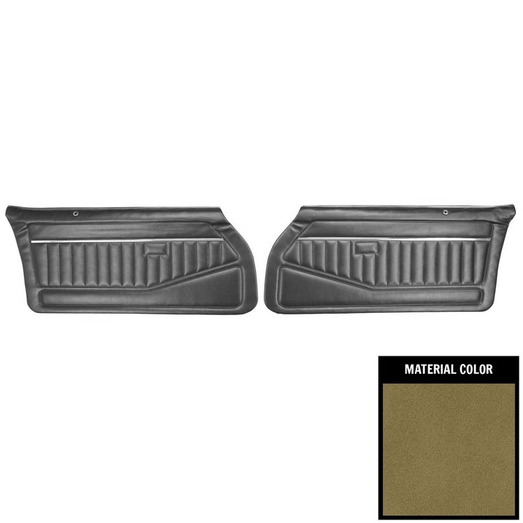 78FD35-P Pre-Assembled Front Door Panels for 1978-81 Camaro/Firebird Standard Light Saddle