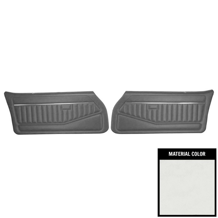 78FD86-P Front Door Panels for 1978-79 Camaro/1978-81 Firebird Standard Pre-Assembled Oyster