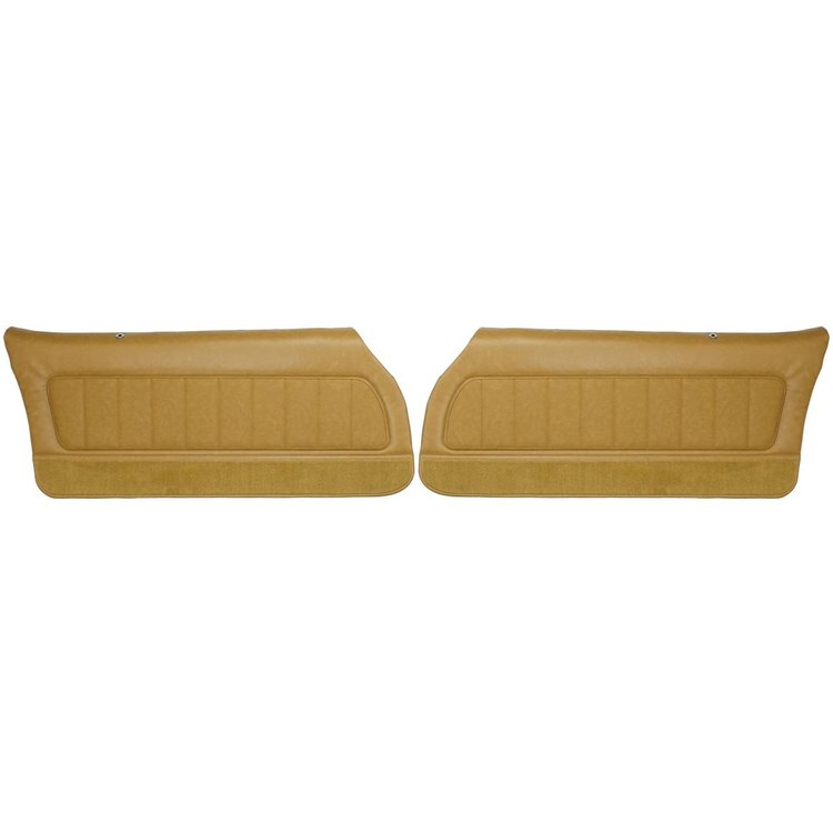 78FDLT48-P Front Door Panels for 1978-79 Camaro LT/Berlinetta/Custom Vinyl Pre-Assembled Camel