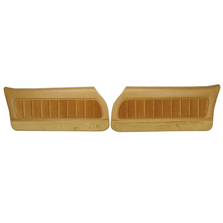 78FDLTC48-P Front Door Panels for 1979 Camaro LT/Berlinetta/Custom Cloth Pre-Assembled Camel