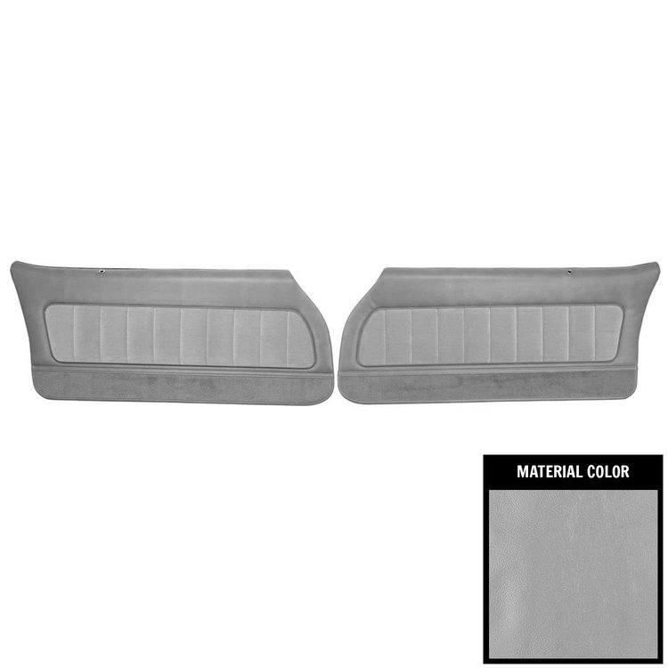 78FDLTC66-P Front Door Panels for 1978/81 Chevy Camaro Berlinetta/Custom Pre-Assembled Silver