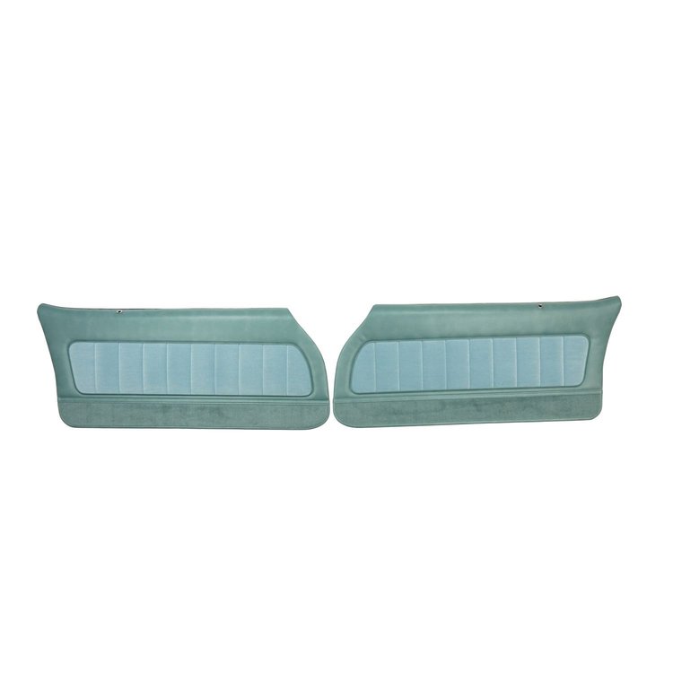 78FDLTC90-P Front Door Panels for 1979 Chevy Camaro Berlinetta/Custom Pre-Assembled Light Blue