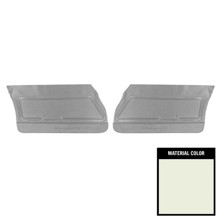 78HD81-P Front Door Panels for 1978-1981 Pontiac Firebird Deluxe Pre-Assmebled Oyster