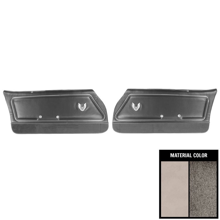 80HDP86-P Front Door Panels for 1980 Pontiac Firebird Pace Car Pre-Assmebled Oyster