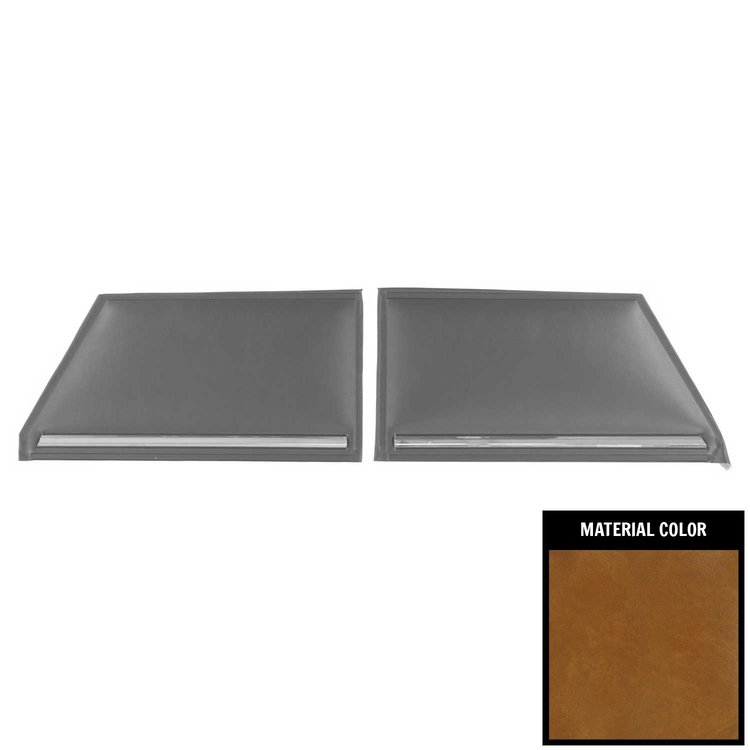81AD48C Rear Door Panels for 1981-87 Chevrolet Malibu Hardtop Camel