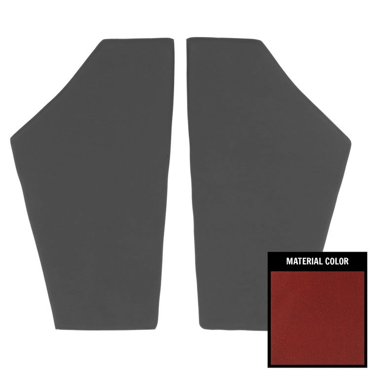 82FHB07 Earmuff Boards for 1982-1992 GM F-Body Red