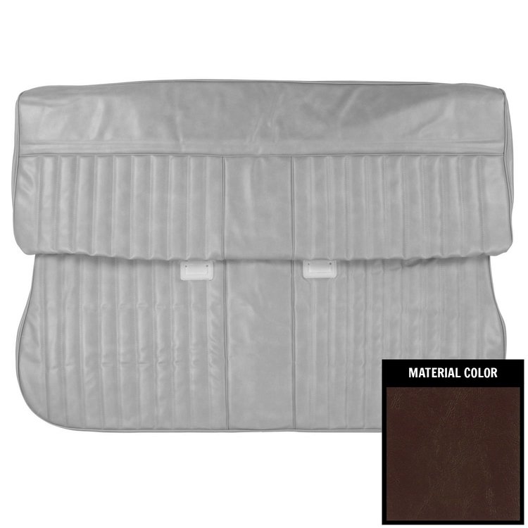 82TS01B Front Bench Seat Cover for 1982-1987 Chevrolet Truck Maroon