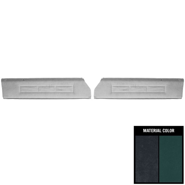 83CD03-P Front Door Panels for 1983-1986 Cutlass/442/Hurst Olds Pre-Assembled Blue