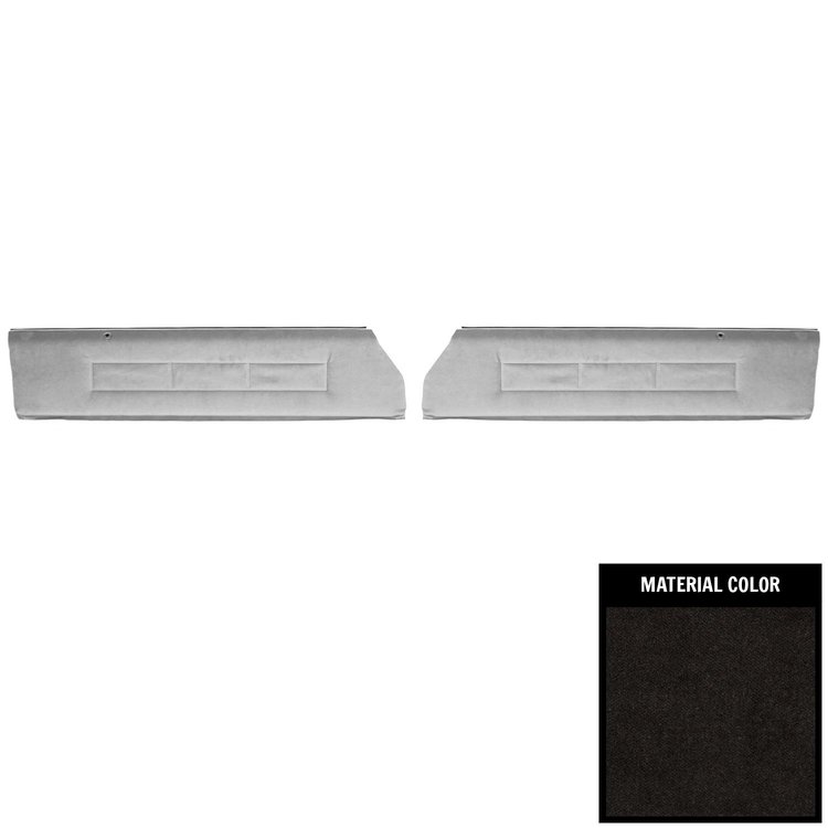 83CD05-P Front Door Panels for 1983-1986 Cutlass/442/Hurst Olds Pre-Assembled Black