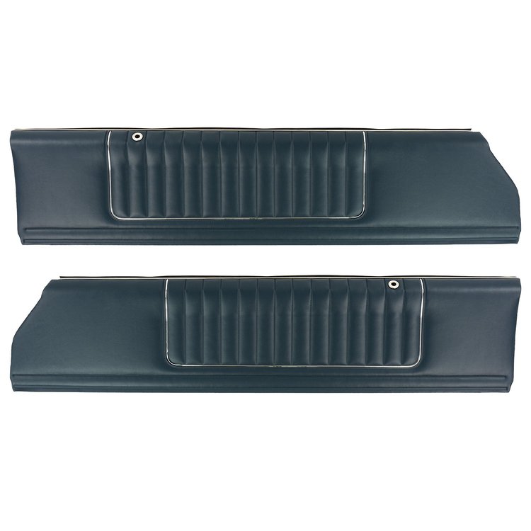 84MD03-P Front Door Panels for 1984 Chevrolet Monte Carlo Pre-Assembled Blue