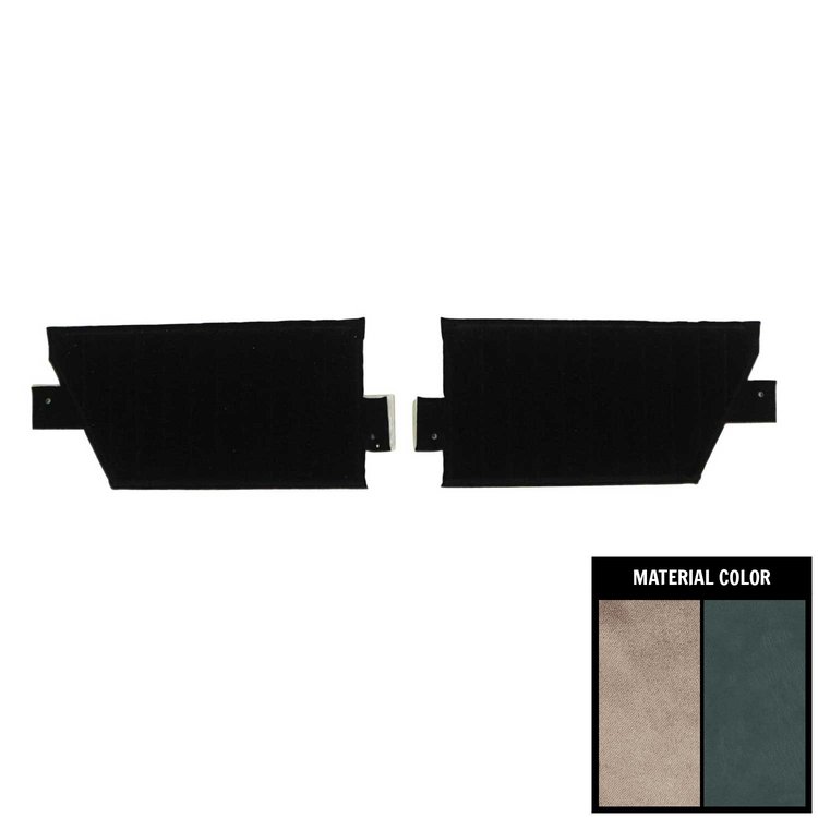 85CDC02C Rear Door Panels for 1985-1988 Oldsmobile Cutlass/442/Supreme Gray