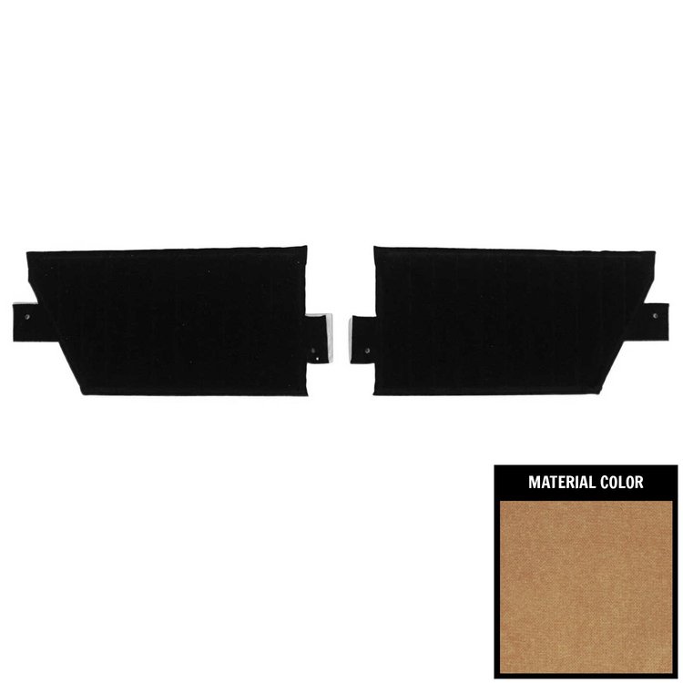 85CDC04C Rear Door Panels for 1985-1988 Oldsmobile Cutlass/442/Supreme Saddle