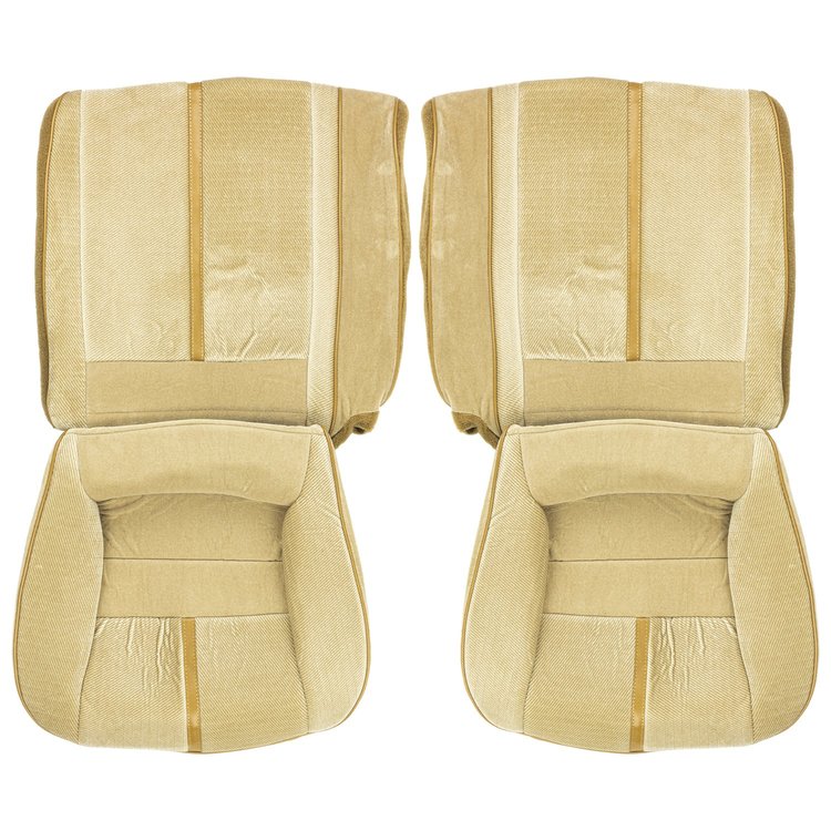 88DSC36C Split Back Rear Bench Seat Cover for 1988-92 Camaro Deluxe Cloth Camel