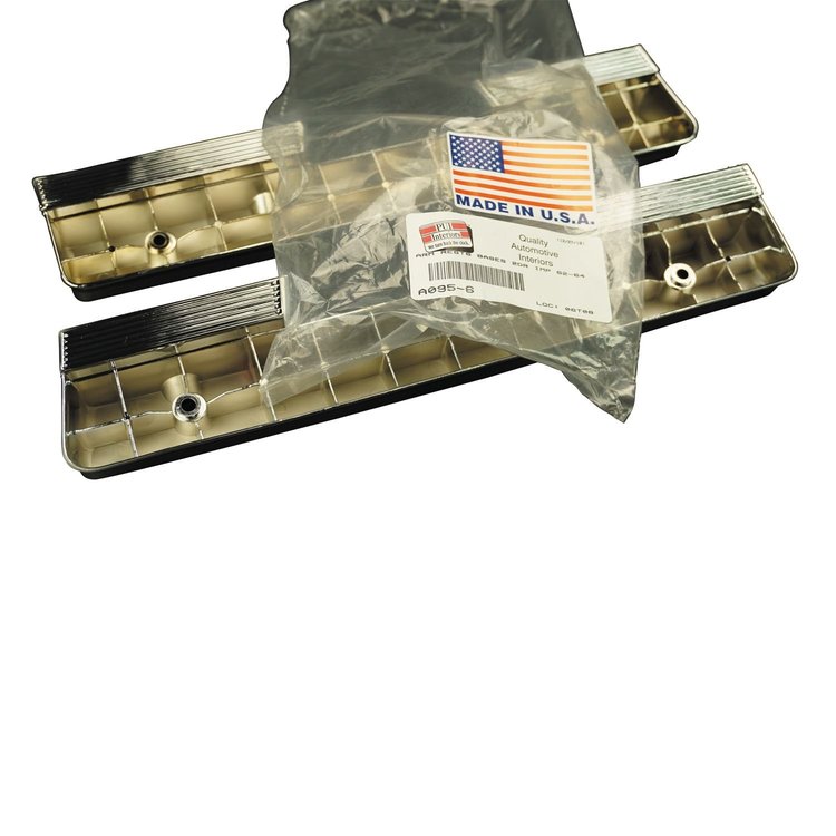 A095-6 Front Arm Rest Bases for 1962-1964 Chevrolet Impala 2 Door