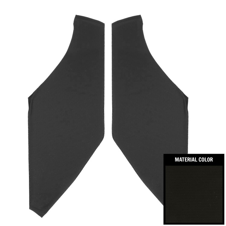 AHB750100 Perforated Earmuff Boards for 1967-1976 Dodge Dart Black