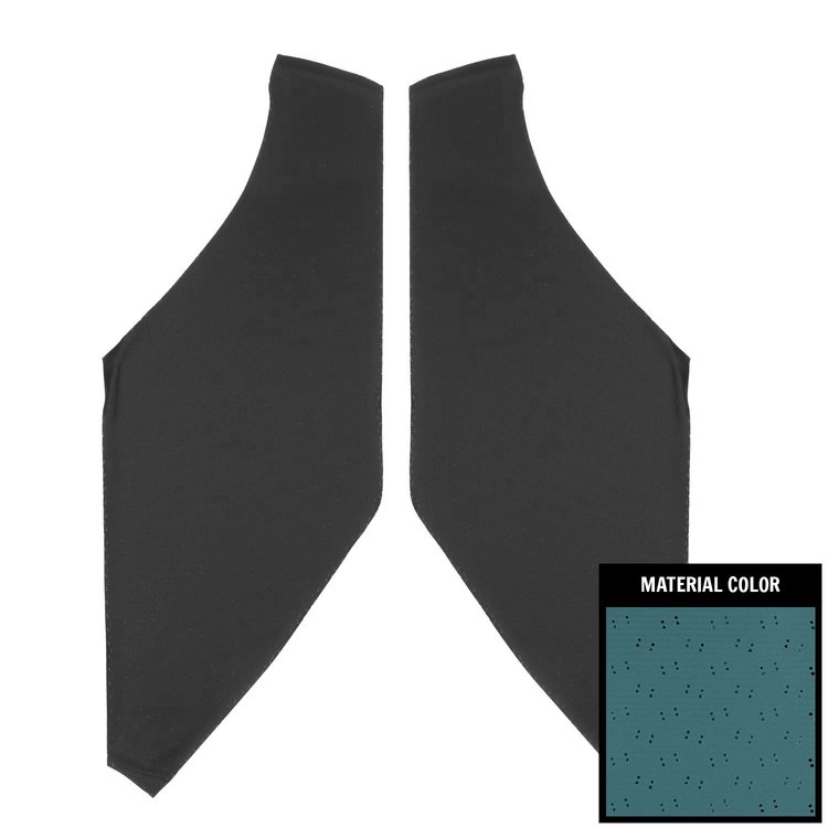 AHB750106 Perforated Earmuff Boards for 1967-1976 Dodge Dart Bright Blue