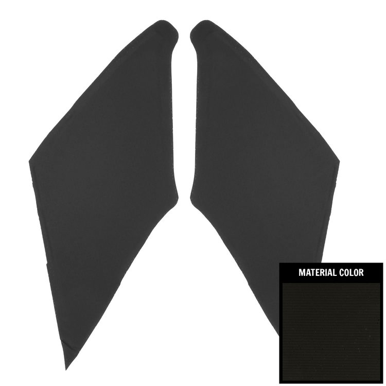 AHB754100 Perforated Earmuff Board for 1970-1974 Plymouth Cuda Black