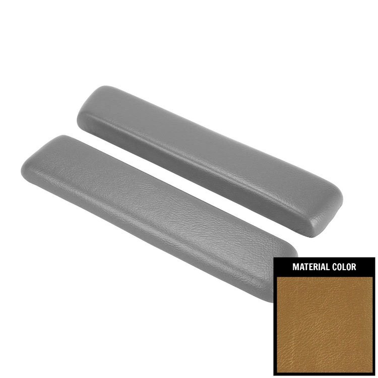 ARP1-43 Front Arm Rest Pads for 1967 Chevelle,/1965-1967 GTO/Tempest Gold