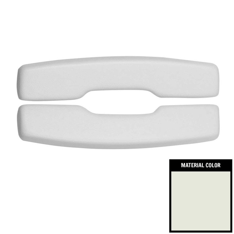 ARP5-37 Front Arm Rest Pads for 1967 Chevorlet Camaro White