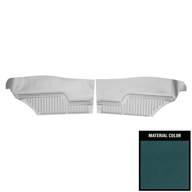 D249-7C Rear Door Panels for 1970-1972 Chevrolet Chevelle, Hardtop Blue