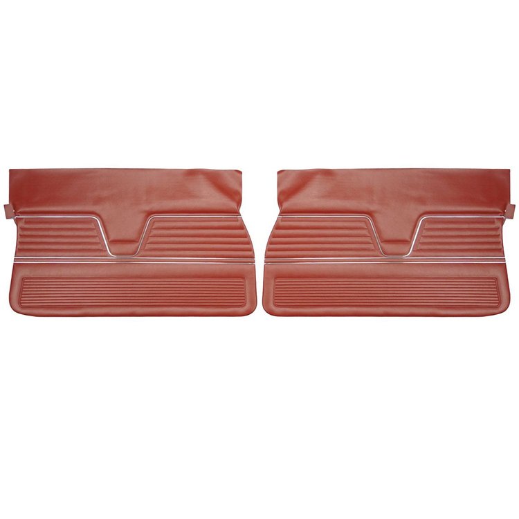 D251T Front Door Panels for 1969 Chevrolet Chevelle, 2 Door Red