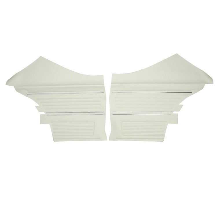 D256-1CT Rear Door Panels for 1969 Chevrolet Chevelle, 2-Door Sedan White