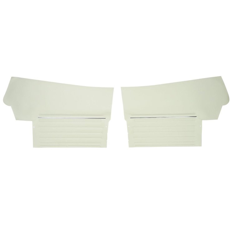 D256-1V Rear Door Panels for 1969 Chevrolet Chevelle, Convertible White