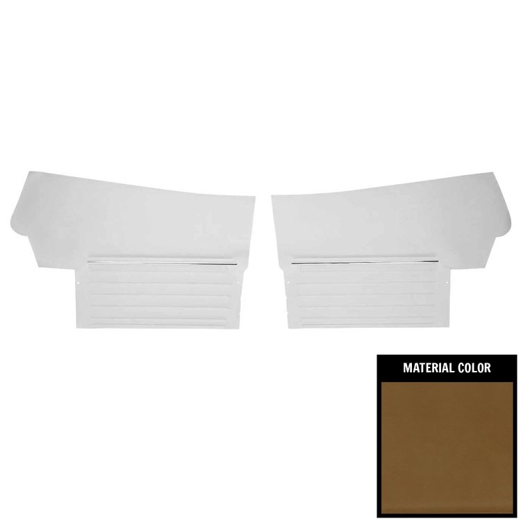 D259-1V Rear Door Panels for 1969 Chevrolet Chevelle, Convertible Saddle