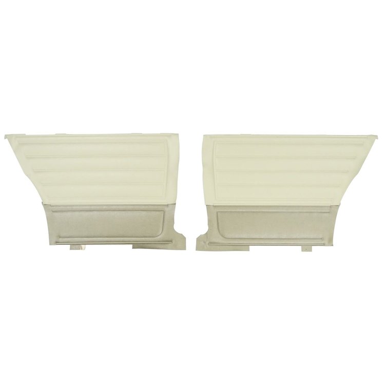 D266-2C Rear Door Panels for 1965 Chevrolet Chevelle, Hardtop 2 Tone Fawn