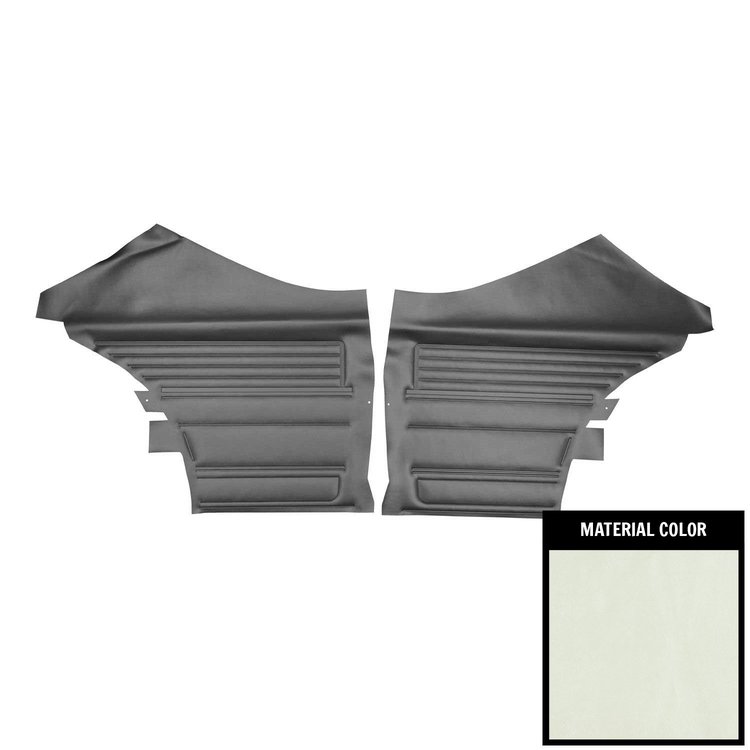 D312CT Rear Door Panels for 1968 Chevrolet Chevelle, 2 Door Sedan Pearl