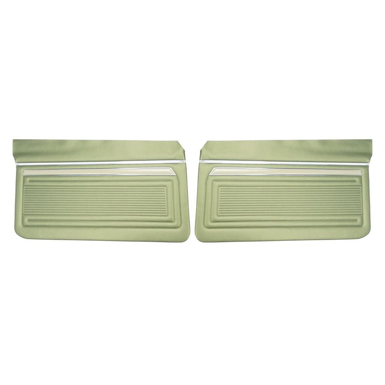 D333 Front Door Panels for 1969 Chevrolet Nova Custom Light Green