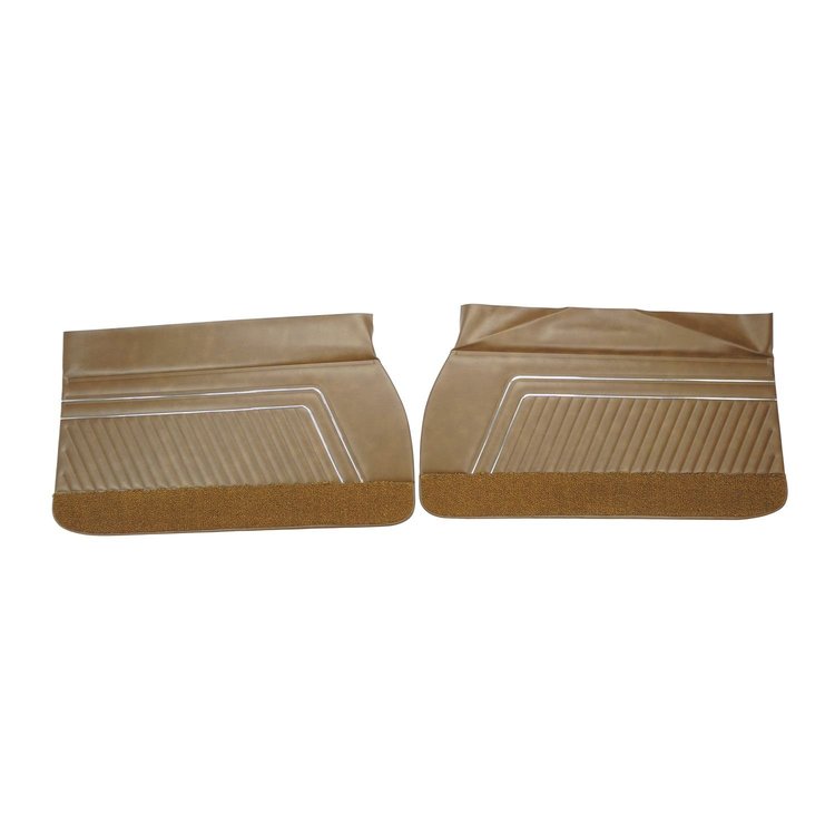 D469-1 Front Door Panels for 1970 Pontiac GTO/Lemans Sport Dark Saddle