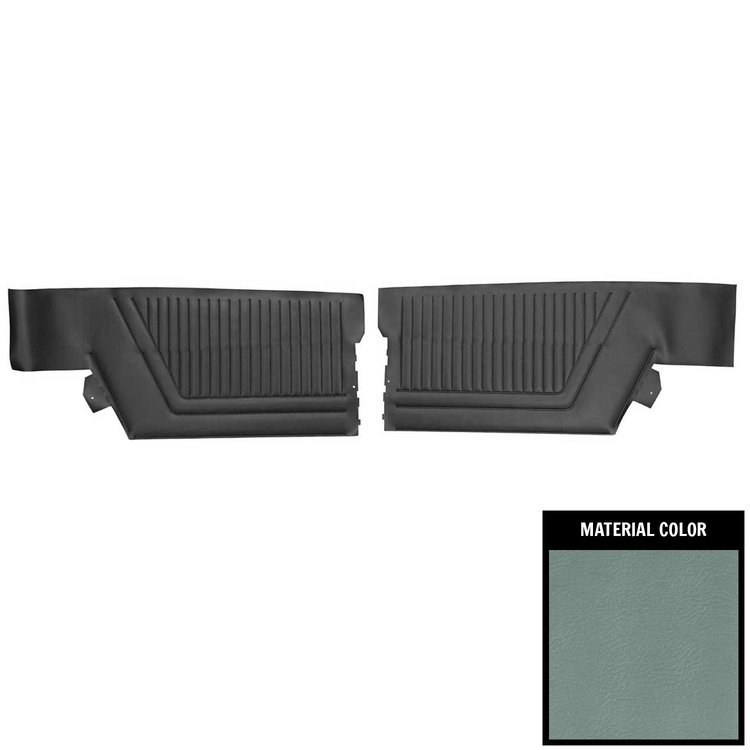 D559C Rear Door Panels for 1965 Chevrolet Impala SS Hardtop Slate/Blue