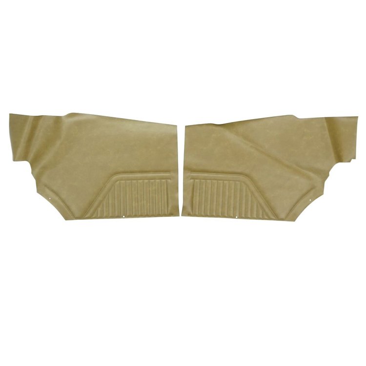 D606-1C Rear Door Panels for 1969 Pontiac Firebird Hardtop Standard Mustard Gold