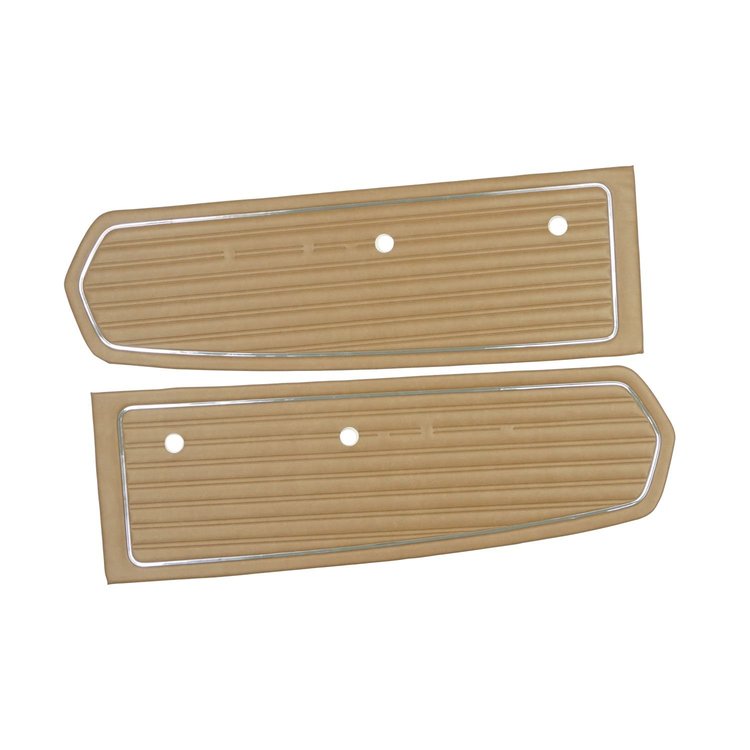 D686 Front Door Panels for 1968 Ford Mustang Standard Saddle