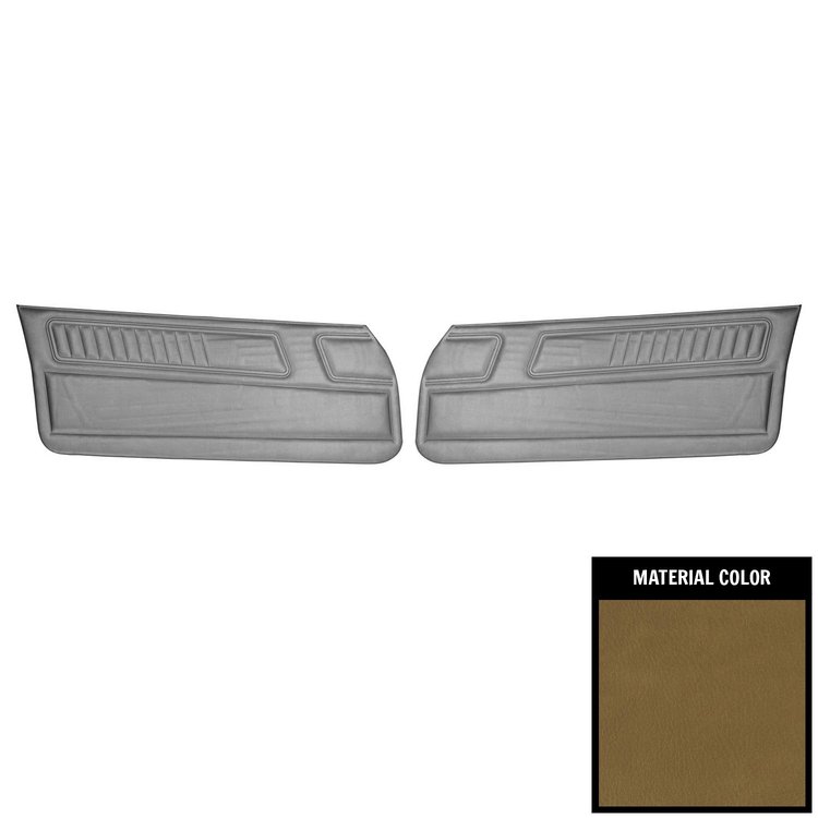 D709-1 Front Door Panels for 1970-1971 Chevrolet Camaro Standard Jade Green