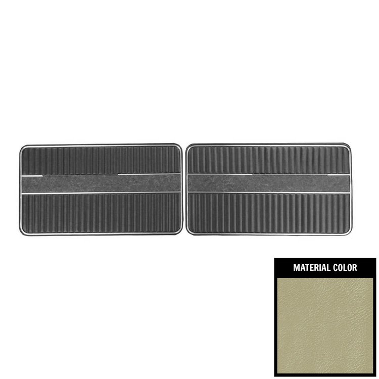 D812 Front Door Panels for 1969 Ford Ranger Truck Parchment