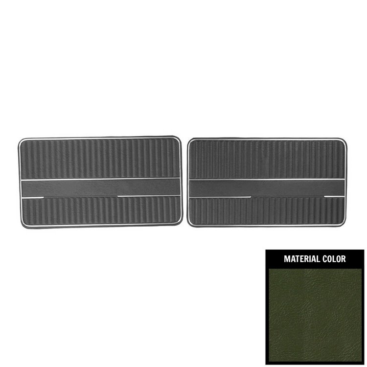 D833 Front Door Panels for 1970 Ford Ranger Sport Truck Green