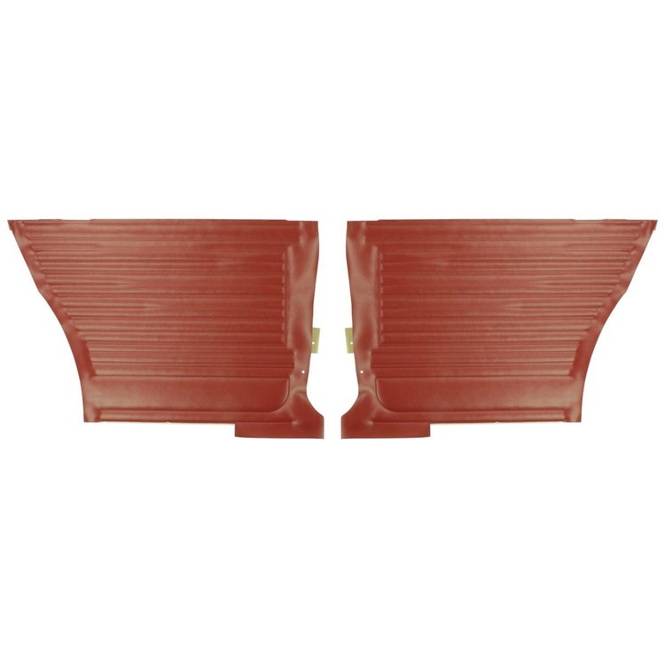 DO231C Rear Door Panels for 1967 Chevrolet Chevelle, Hardtop Red/Gold Edition