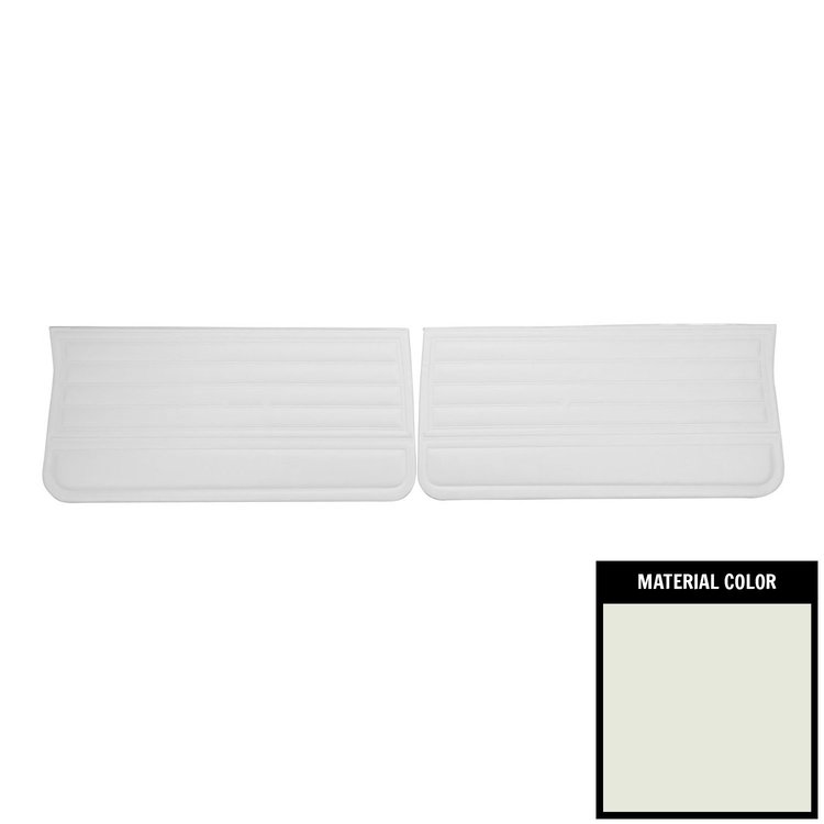 DO263 Front Door Panels for 1965 Chevrolet Chevelle, White/Gold Edition