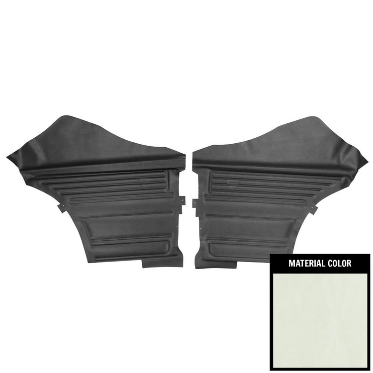 DO312C Rear Door Panels for 1968 Chevrolet Chevelle, Hardtop Pearl/Gold Edition