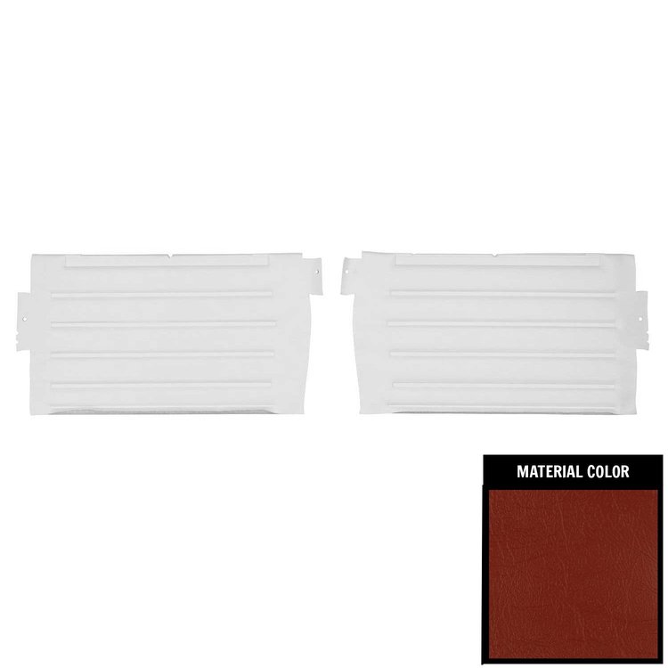 DO401V Rear Door Panels for 1964 Pontiac GTO/Lemans Convertible Red/Gold Edition
