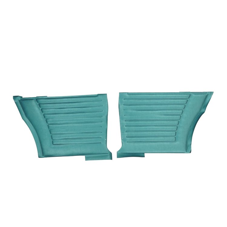 DO405V Rear Door Panels for 1964 Pontiac GTO/Lemans Convertible Dark Aqua/Gold Edition