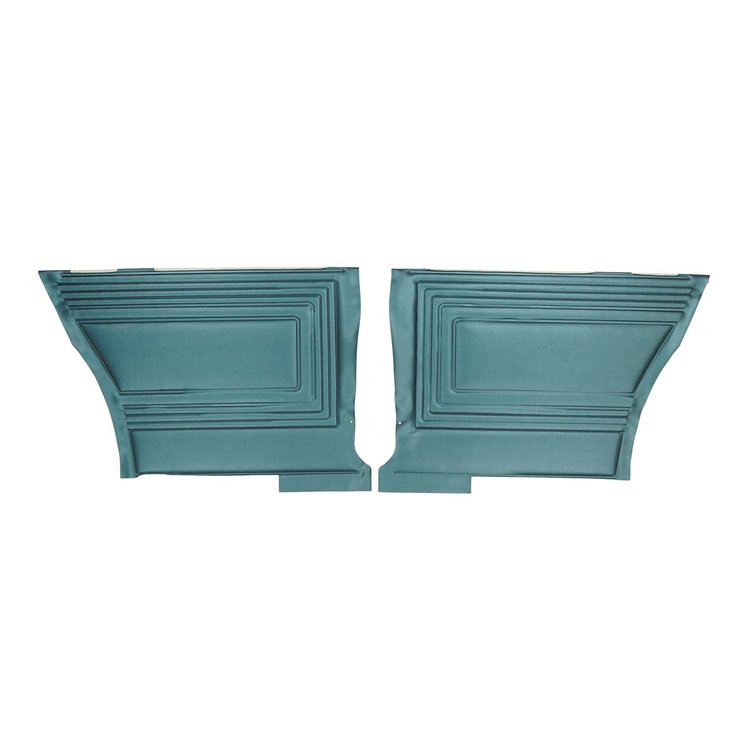 DO413C Rear Door Panels for 1965 Pontiac GTO/Lemans Hardtop Blue/Gold Edition