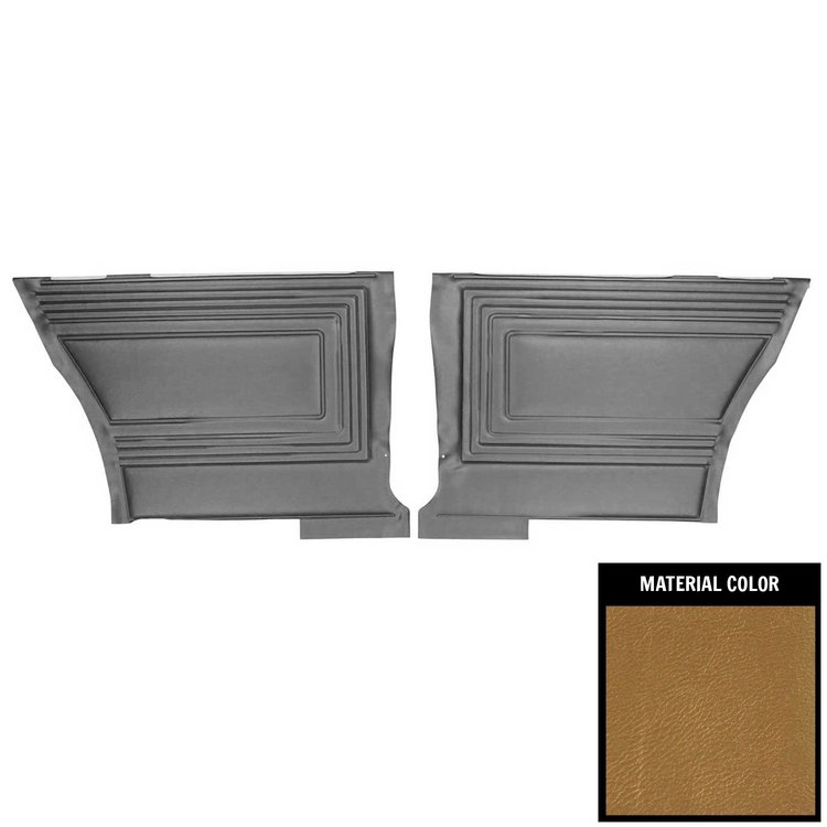 DO415C Rear Door Panels for 1965 Pontiac GTO/Lemans Hardtop Gold Edition