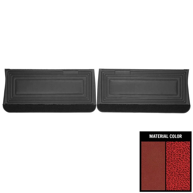 DO418 Front Door Panels for 1965 Pontiac GTO/Lemans Metallic Red/Gold Edition