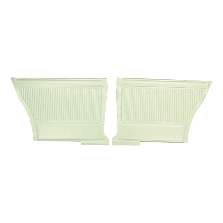 DO422C Rear Door Panels for 1966 Pontiac GTO/Lemans Hardtop Parchment/Black/Gold Edition