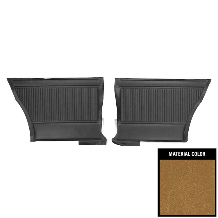 DO425C Rear Door Panels for 1966 Pontiac GTO/Lemans Hardtop Gold Edition