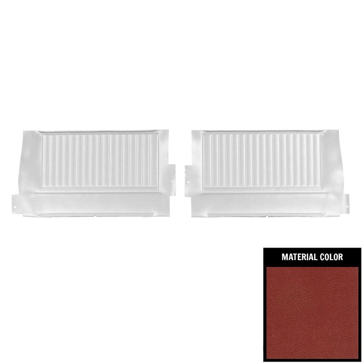 DO429-1V Rear Door Panels for 1966 Pontiac GTO/Leman Convertible Metallic Red/Gold Edition